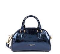 LANCASTER | Retro Bow - Piccola Borsa da bowling Pelle di Vacchetta Blu scuro