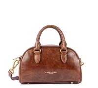 LANCASTER | Retro Bow - Piccola Borsa da bowling Pelle di Vacchetta Cognac