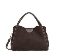 Lancaster - Borsa a mano in camoscio Ida - - Bags - Donna - Marrone - ONE SIZE