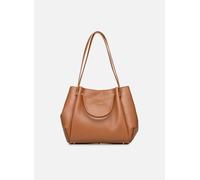 Lancaster - Sac cabas épaule Foulonné Double LOUISA Marrone - Borse T.U Marrone