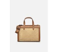 Lancaster - Sac cabas main M Cannage Rotin Marrone - Borse T.U Marrone