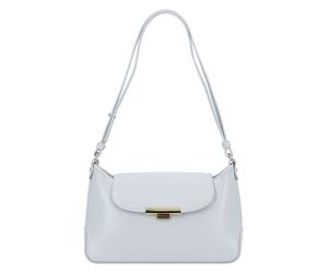 Lancaster Suave Evenly Borsa a spalla M Vera Pelle 26.5 cm grigio