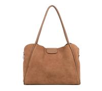 Lancaster - Suede Ida Large Tote - -Bags -Donna -Marrone -ONE SIZE