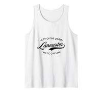 Lancaster Wi City of The Dome per Uomo Donna. Canotta