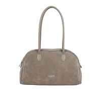 Lancaster - Zipped Suede Shoulder Tote - -Bags -Donna -Grigio -ONE SIZE