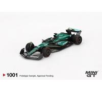 Lance Stroll #18 Aston Martin AMR24 F1 2024 Bahrain GP 1:64 Mini GT 01001BL