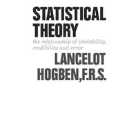 Lancelot Hogben Statistical Theory (Tascabile)