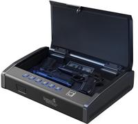 Lancer Tactical Pistola biometrica sicura con accesso rapido alle impronte digitali, ricarica USB-C e coperchio di backup della batteria a rilascio automatico