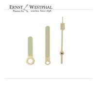 Lancette dell'orologio, set “Plongeur” 7,5 mm / 11,0 mm / 11,0 mm, giallo