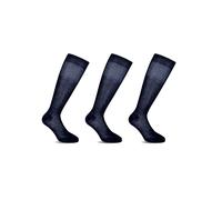 LANCETTI - 3 Paia di Calze Classiche Eleganti e Lunghe per Uomo in Pregiato Cotone Filo di Scozia - Vari Colori Disponibili