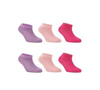 LANCETTI - 6 Paia Calzini Corti Bambina, Fantasmini in Cotone Filo di Scozia per Bimba, Colori Assortiti, 23-26 (2-4 anni)