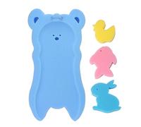 LANCHEN Cuscino in Spugna Antiscivolo per Neonati Vasca per Il Bagnetto Tappetino per Il Bagno Doccia per Neonati Cura del Bambino