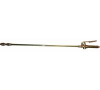 Ama Lancia a Leva per Irrorazione in Ottone - Getto a Rosa con Foro Ø 1,75 mm, Portagomma Ø 10, Ideale per Agricoltura e Bassa Pressione, Family 70 cm, Made in Italy