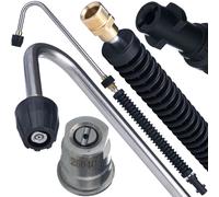 Lancia angolata lunga per idropulitrice Karcher K2-K7, grondaie, passaruota, set