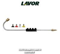 LANCIA CURVA SOTTOSCOCCA METALLO 4 UGELLI INTERCAMBIABILI LAVOR IDROPULITRICE