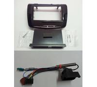 LANCIA DELTA DAL 2008 MASCHERINA 2DIN + CONNETTORE-PHONOCAR - COLORE NERO LUCIDO