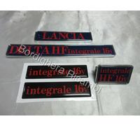 LANCIA DELTA HF INTEGRALE 16V STEMMA SCRITTA SIGLA LOGO TARGHETTA BADGE EMBLEM