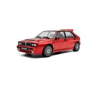 Lancia Delta HF Integrale 1995 Rosso Modellino Auto 1:18 Solido
