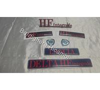 LANCIA DELTA HF INTEGRALE 8v STEMMA SCRITTA SIGLA LOGO TARGHETTA BADGE EMBLEM