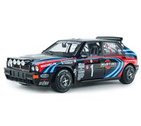 Solido 421186610 1:18 Lancia Delta HF Integrale Nero Auto, Modello Nuovo