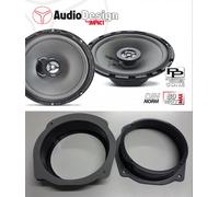 LANCIA DELTA - KIT ALTOPARLANTI IMPACT - POSTERIORI +SUPPORTI-80+80 w- 165 mm