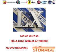 LANCIA DELTA LX SIGLA LOGO FREGIO GRIGLIA RADIATORE ANTERIORE ORIGINALE 82428497
