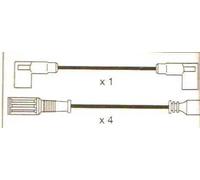 Lancia Delta Prisma Formula Power Originale 10mm Performance Cavo Set
