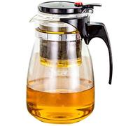 Lancia Filtro per Teiera in Vetro Acciaio Inossidabile, tè Artistico da 1000 Ml tè Kung Fu Esplosivo con Infuso, Teiera Giornaliera - Infuso Rimovibile