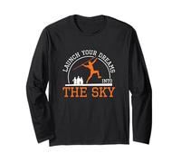 Lancia i tuoi sogni nel cielo Javelin Throw Javelin Coach Maglia a Manica