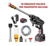 lancia idropulitrice pistola portatile 1 batteria pressione accessori 48V 2022NW