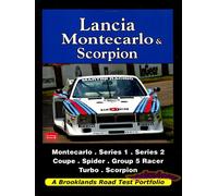 Lancia Montecarlo Scorpion Portfolio Libro Brooklands Buyer's Guida beta 75-82