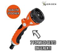 LANCIA MULTIUSO 7 GETTI DIVERSI IMPUGNATURA ERGONOMICA ALTA QUALITA' - STOCKER