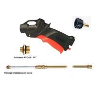 Lancia ottone a leva plastica da 75 cm telescopica x irroratrice + innesto 8/13