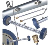 Lancia per lavaggio sottoscocca 275 bar 4 ugelli 40° attacco rapido 1/4” 2 lance