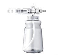 Lancia schiuma compatibile con idropulitrice da 1 l con ugello spray regolabile, progettata per generare uno strato di schiuma spessa per veicoli efficienti e attività di pulizia