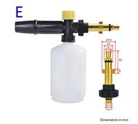 Lancia Schiuma For Lavaggio Auto - Cannone Schiuma Ad Alta Pressione, Compatibile Con Daewoo, Compatibile Con Lavatrici Hammer(For Some of Huter)