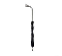 Lancia spray per idropulitrice da 4000 psi, 35,6 cm, con scollegamento rapido da 6,35 cm, per lavaggio auto, grondaia, vialetto, pulizia del telaio (asta curva a 90 gradi)
