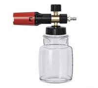 Lancia spray professionale per idropulitrice con ugello regolabile per pulizia auto, moto, camion, SUV, 4000 PSI connettore in ottone (bianco)