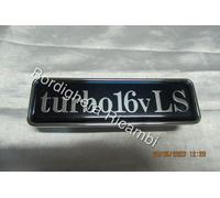 LANCIA THEMA TURBO 16V LS SCRITTA STEMMA MASCHERINA GRIGLIA ANTERIORE BADGE