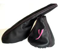 LANCIA YPSILON Y DAL 2003 AL 2010 CUFFIA CAMBIO FRENO PERSONALIZZATE VERA PELLE