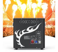 Lanciafiamme, 300 W, proiettore a fiamma Triple Head con accensione a impulsi, controller DMX512, DJ Jet Flame Machine per Natale, Halloween, feste ed eventi sportivi