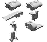 Lanciagranate Airsoft Doppia Canna 40mm Kit Corpo Telaio Prop Stampato 3D