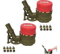 Lanciagranate Pneumatico "Air Slam", Set Gioco Stampato in 3D, Lancio a Pressione fino a oltre 6 metri di altezza - Include Lanciatore × 1, Bersaglio × 1, Proiettili × 4 (2pcs)