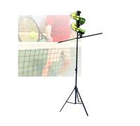 Lanciapalle da Tennis, Ad Alta capacità, Regolabile da 130 A 180 Cm, Portatile, Non Elettrico, for L'allenamento (Palline Non Incluse)(Without Extra Track)