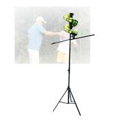 Lanciapalle da Tennis, Portatile, Non Elettrico, Altezza Regolabile 130-180 Cm, for L'insegnamento E L'allenamento (Palline Non Incluse)(Without Extra Track)