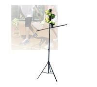 Lanciapalle da Tennis, Regolabile da 130 A 180 Cm, Portatile, Non Elettrico, for Insegnamento E Pratica (Palline Non Incluse)(Without Extra Track)