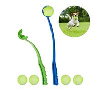 Lanciapalle per cani Sparapalle interattivo Set di lanciapalline 2 pz.