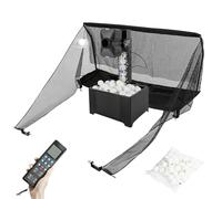 Lanciapalline automatico da ping pong, lanciapalline da ping pong con rete e telecomando, 100 palline, attrezzatura robotica per allenamento pingpong per scuole, palestre e stadi