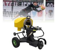 Lanciatore automatico di calcio, macchina per allenamento di calcio, attrezzatura per esercitazioni di tiro, durata della batteria 3H, distanza di trasmissione 70 m, adatta per palline di dimensioni 4