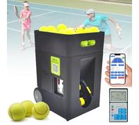 Lanciatore automatico di palline da tennis con telecomando e alimentazione della palla, ideale per principianti